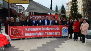 Menderes Türel'den Mehmetçiğe destek