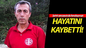 Şehit cenazesinde fenalaşan vatandaş hayatını kaybetti! (Videolu)