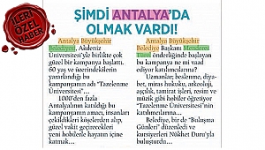 Usta Gazeteci'den Büyükşehir'e övgü