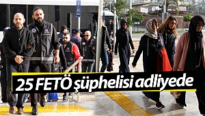 Alanya'da 25 FETÖ şüphelisi adliyede! (Videolu)