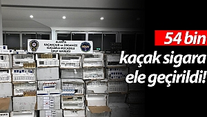 Alanya'da 54 bin 400 kaçak sigara ele geçirildi! (Videolu)
