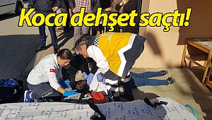 Alanya'da kızgın koca dehşet saçtı! (Videolu)
