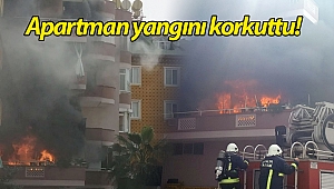 Alanya'da korkutan yangın!