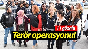 Alanya'da terör örgütü operasyonu: 11 gözaltı!