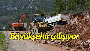 Alanya Uğurlu yolu genişletiliyor