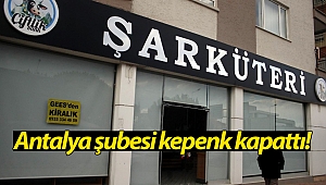 Antalya'da Çiftlik Bank Şarküteri kepenk kapattı! (Videolu)