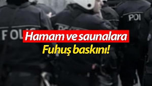 Antalya'da hamam ve sauna baskını!