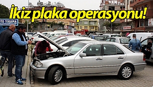 Antalya'da ikiz plakalı lüks otomobile el konuldu!