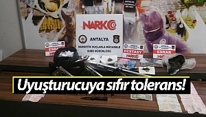 Antalya'da uyuşturucu operasyonu: 4 gözaltı!
