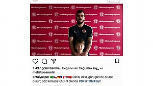 Antalyaspor'dan Kadınlar Günü'nde 7 dilde anlamlı paylaşım