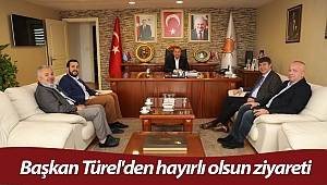 Başkan Türel'den AK Parti İl Başkanı Taş'a hayırlı olsun ziyareti