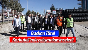 Başkan Türel Korkuteli’nde çalışmaları denetledi