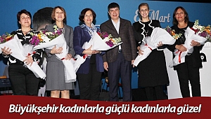Büyükşehir'in önemli hizmetlerine kadın eli