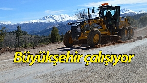 Büyükşehir, Korkuteli Güzle yolunu yeniliyor