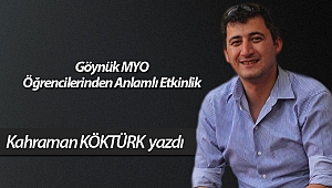  Göynük MYO Öğrencilerinden Anlamlı Etkinlik