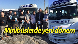 Gündoğdu minibüsleri kameralı sisteme geçti
