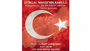 İstiklal Marşı'nın Kabulünü Mehmet Akif Ersoy'un torunu anlatacak