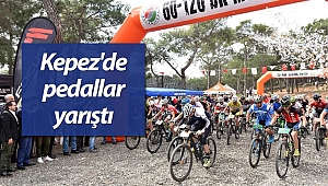 Kepez'de pedallar yarıştı