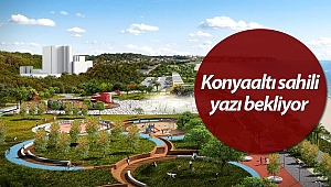Konyaaltı sahili yazı bekliyor