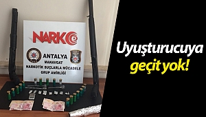 Manavgat'ta uyuşturucu operasyonu!