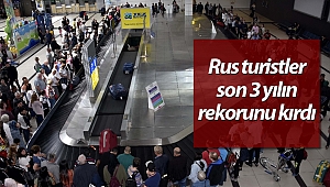 Rus turistler son 3 yılın rekorunu kırdı