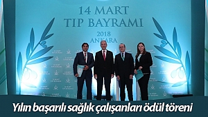 Yılın başarılı sağlık çalışanları ödül töreni