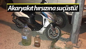 Akaryakıt hırsızına suçüstü!