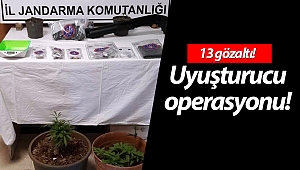 Alanya'da uyuşturucu operasyonu: 13 gözaltı!