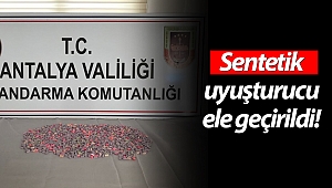 Antalya'da bin 468 adet sentetik uyuşturucu ele geçirildi!
