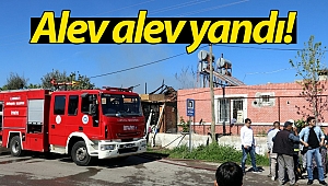 Antalya'da depo yangını!