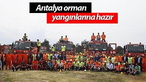 Antalya orman yangınlarına hazır (Videolu)