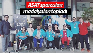 ASAT sporcuları madalyaları topladı