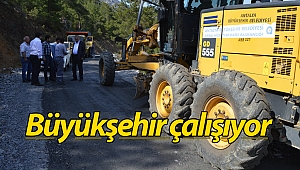 Gazipaşa Kızılgüney-Yeniköy yolu asfalta hazırlanıyor