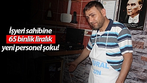 İşyeri sahibine 65 binlik liralık yeni personel şoku! (Videolu)
