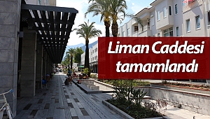 Liman Caddesi tamamlandı