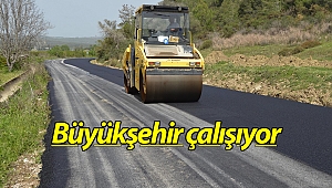 Manavgat Şişeler'e sıcak asfalt