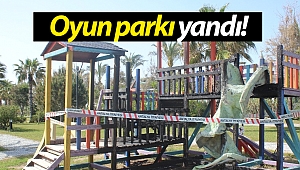 Manavgat'ta oyun parkı yandı!
