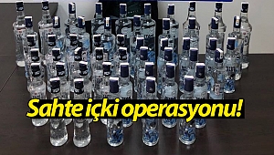 Manavgat'ta sahte içki operasyonu!