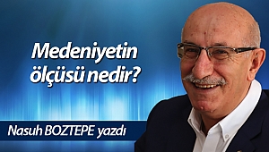  Medeniyetin ölçüsü nedir?
