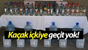 Antalya'da 170 litre kaçak içki yakalandı!