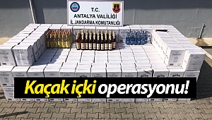Antalya'da otele kaçak içki operasyonu!
