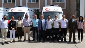 Antalya İl Sağlık Müdürlüğüne 3 yeni tam donanımlı ambulans