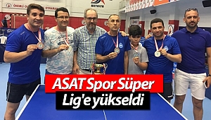 ASAT Spor Masa Tenisi Takımı Süper Lig'e yükseldi