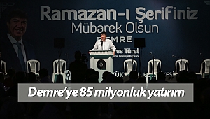 Büyükşehir yatırımlarıyla Demre Avrupai bir görünüme kavuştu