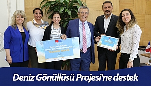 Deniz Gönüllüsü Projesi'ne destek