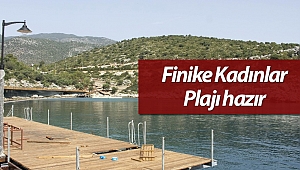 Finike Kadınlar Plajı hazır