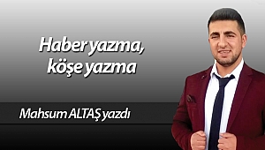 Haber yazma, köşe yazma