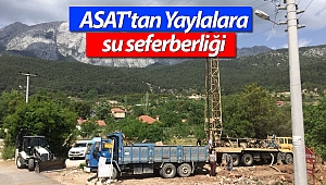 Kemer Gedelme Yaylası'nda İçme Suyu Seferberliği