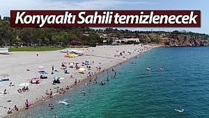 Konyaaltı Sahili temizlenecek