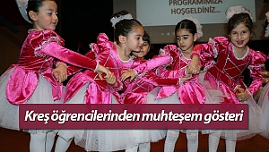 Kreş öğrencilerinden muhteşem gösteri